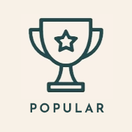 black line-art icon representing best selling product collection